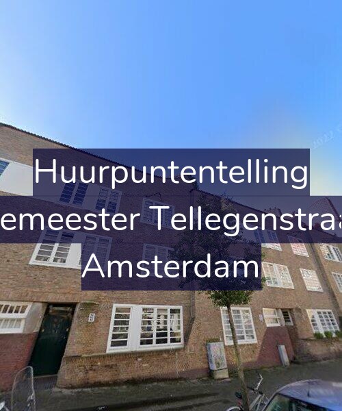 Foto gevel Huurpuntentelling voor Burgemeester Tellegenstraat 90, Amsterdam