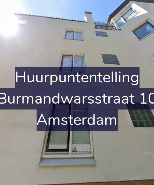 Foto gevel Huurpuntentelling voor Burmandwarsstraat 10, Amsterdam