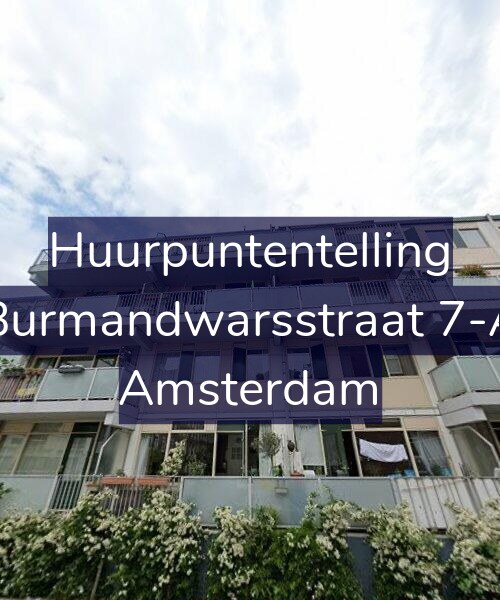 Foto gevel Huurpuntentelling voor Burmandwarsstraat 7-A, Amsterdam