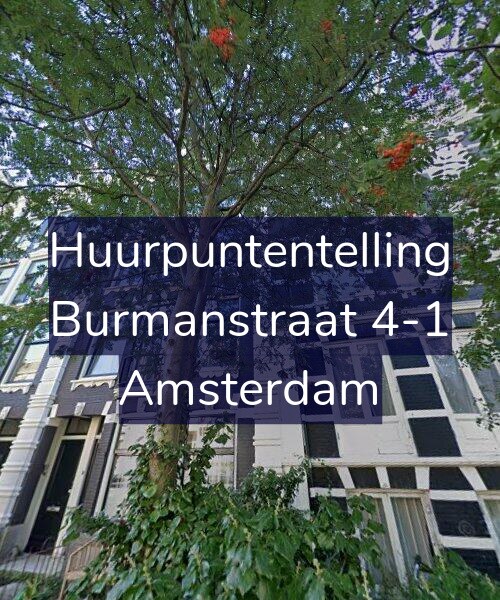 Foto gevel Huurpuntentelling voor Burmanstraat 4-1, Amsterdam