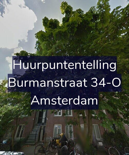 Foto gevel Huurpuntentelling voor Burmanstraat 34-O, Amsterdam