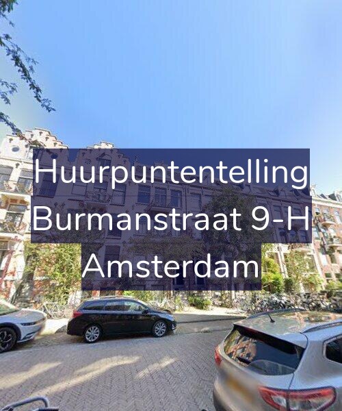 Foto gevel Huurpuntentelling voor Burmanstraat 9-H, Amsterdam