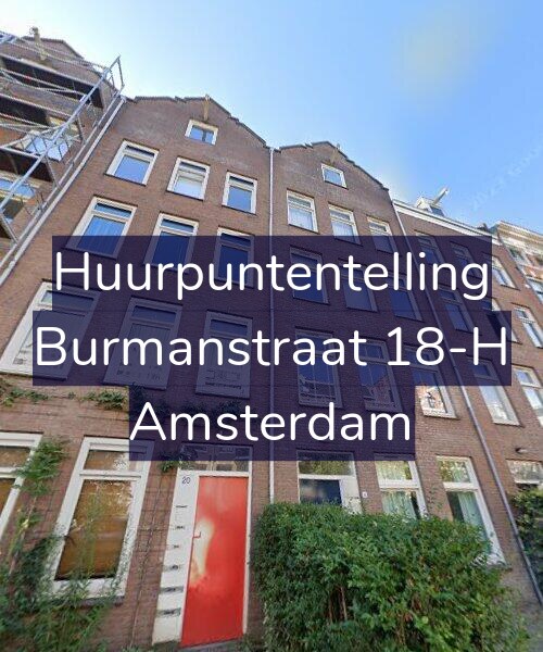 Foto gevel Huurpuntentelling voor Burmanstraat 18-H, Amsterdam