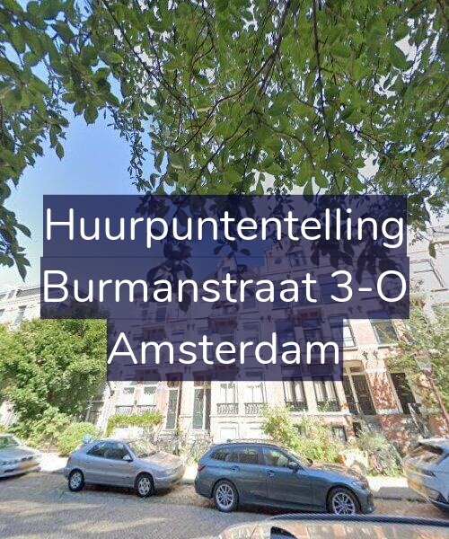 Foto gevel Huurpuntentelling voor Burmanstraat 3-O, Amsterdam