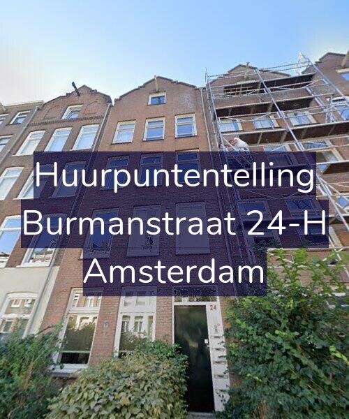 Foto gevel Huurpuntentelling voor Burmanstraat 24-H, Amsterdam