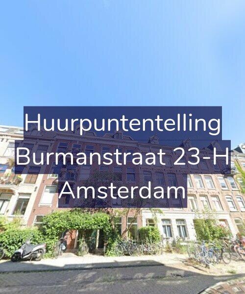 Foto gevel Huurpuntentelling voor Burmanstraat 23-H, Amsterdam