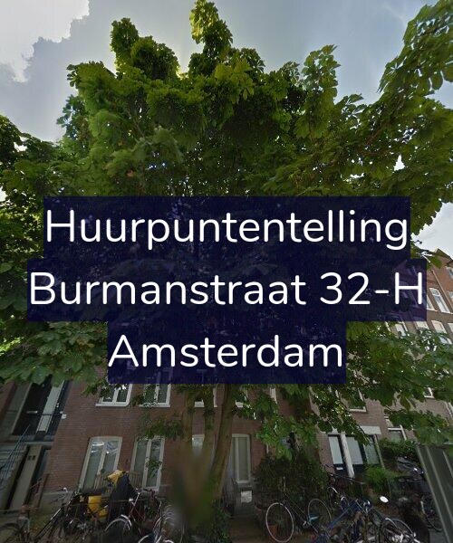 Foto gevel Huurpuntentelling voor Burmanstraat 32-H, Amsterdam