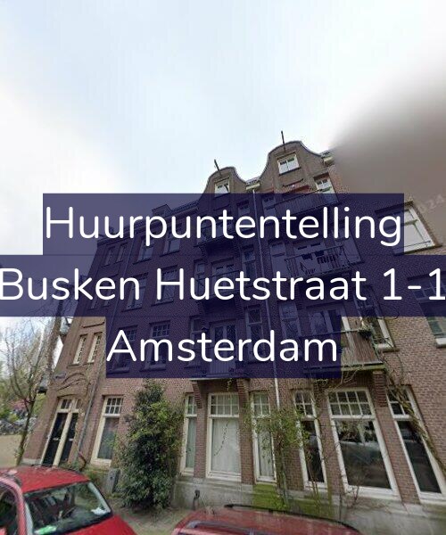 Foto gevel Huurpuntentelling voor Busken Huetstraat 1-1, Amsterdam