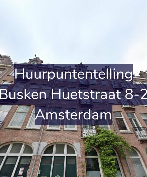 Foto gevel Huurpuntentelling voor Busken Huetstraat 8-2, Amsterdam