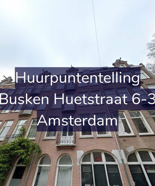 Foto gevel Huurpuntentelling voor Busken Huetstraat 6-3, Amsterdam