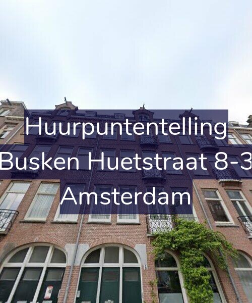 Foto gevel Huurpuntentelling voor Busken Huetstraat 8-3, Amsterdam