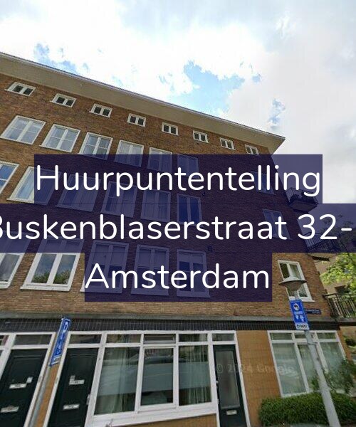 Foto gevel Huurpuntentelling voor Buskenblaserstraat 32-1, Amsterdam