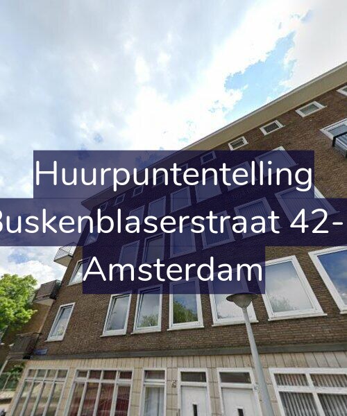 Foto gevel Huurpuntentelling voor Buskenblaserstraat 42-2, Amsterdam