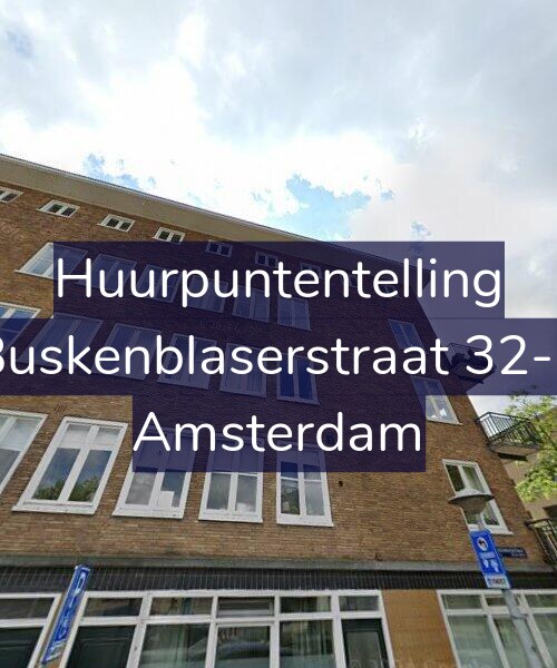 Foto gevel Huurpuntentelling voor Buskenblaserstraat 32-3, Amsterdam