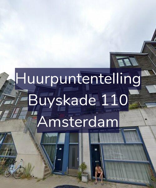 Foto gevel Huurpuntentelling voor Buyskade 110, Amsterdam