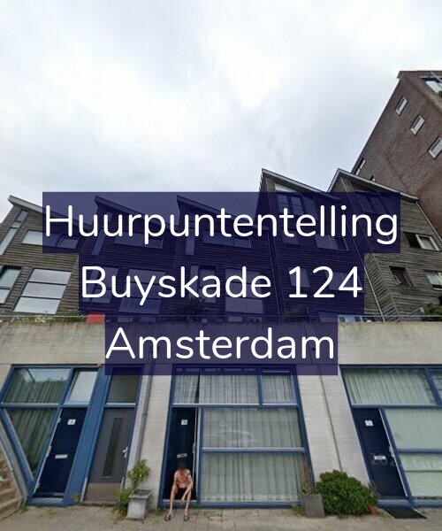 Foto gevel Huurpuntentelling voor Buyskade 124, Amsterdam