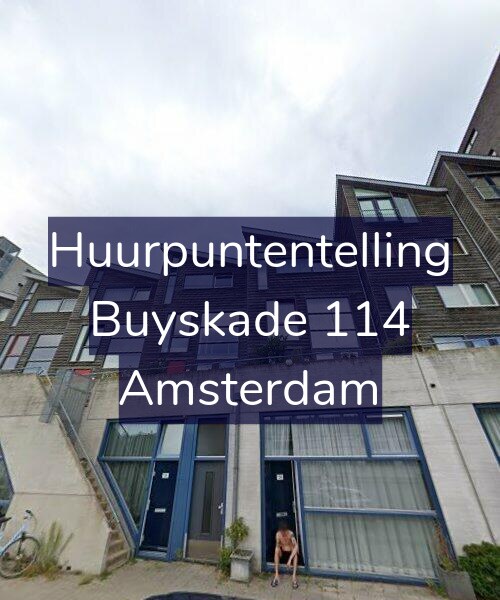 Foto gevel Huurpuntentelling voor Buyskade 114, Amsterdam