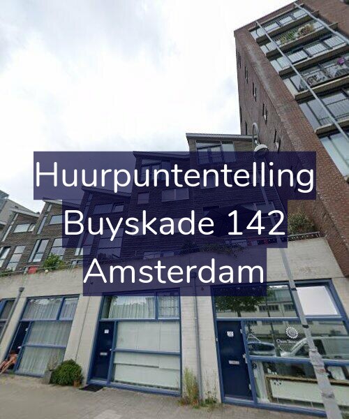 Foto gevel Huurpuntentelling voor Buyskade 142, Amsterdam