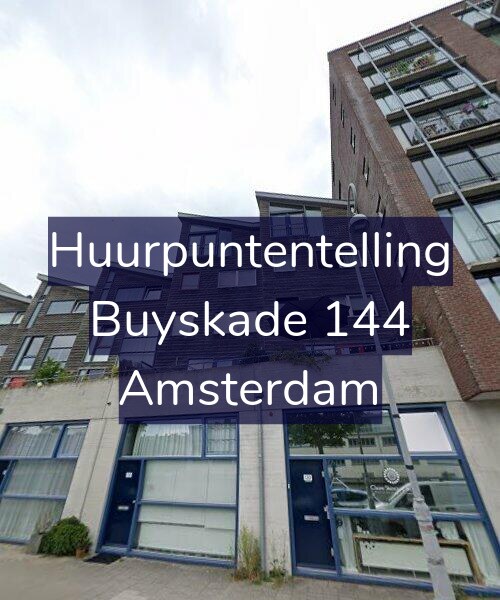 Foto gevel Huurpuntentelling voor Buyskade 144, Amsterdam
