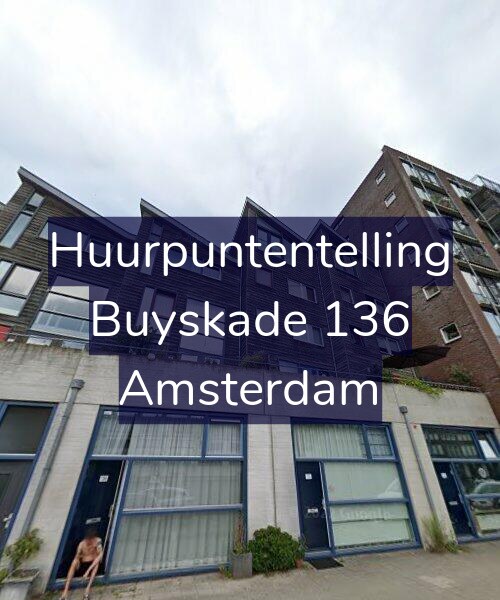 Foto gevel Huurpuntentelling voor Buyskade 136, Amsterdam