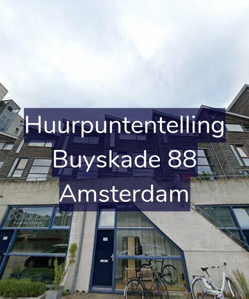 Foto gevel Huurpuntentelling voor Buyskade 88, Amsterdam