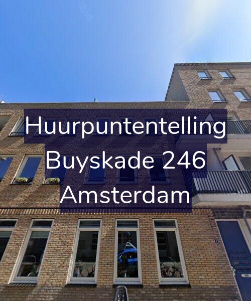Foto gevel Huurpuntentelling voor Buyskade 246, Amsterdam