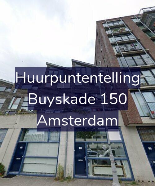 Foto gevel Huurpuntentelling voor Buyskade 150, Amsterdam