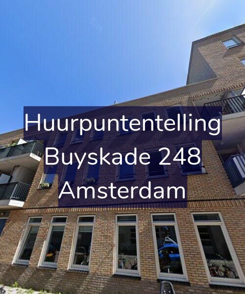 Foto gevel Huurpuntentelling voor Buyskade 248, Amsterdam