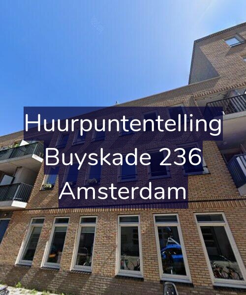 Foto gevel Huurpuntentelling voor Buyskade 236, Amsterdam