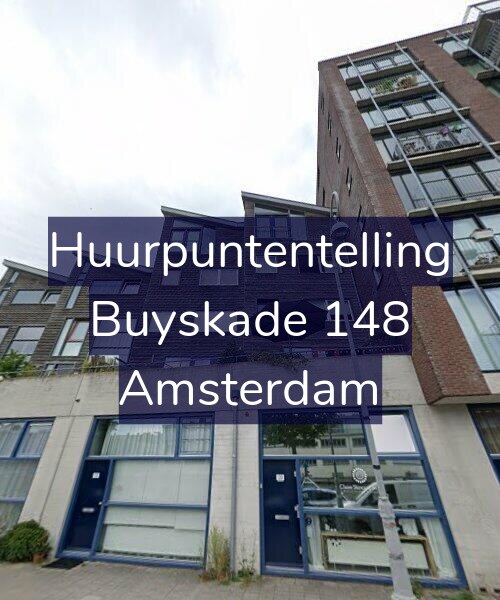 Foto gevel Huurpuntentelling voor Buyskade 148, Amsterdam