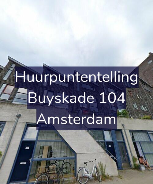 Foto gevel Huurpuntentelling voor Buyskade 104, Amsterdam