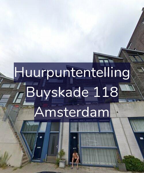 Foto gevel Huurpuntentelling voor Buyskade 118, Amsterdam