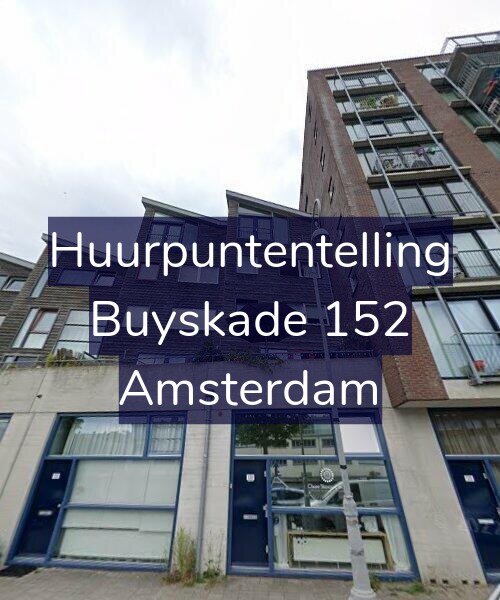 Foto gevel Huurpuntentelling voor Buyskade 152, Amsterdam