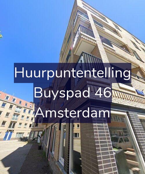 Foto gevel Huurpuntentelling voor Buyspad 46, Amsterdam