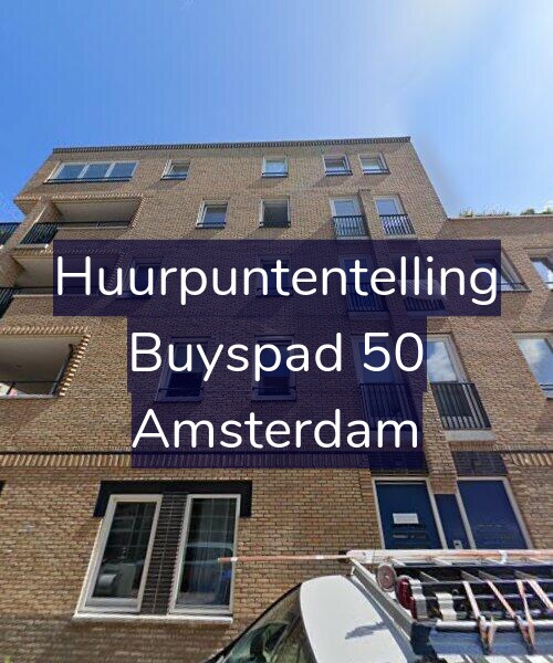 Foto gevel Huurpuntentelling voor Buyspad 50, Amsterdam