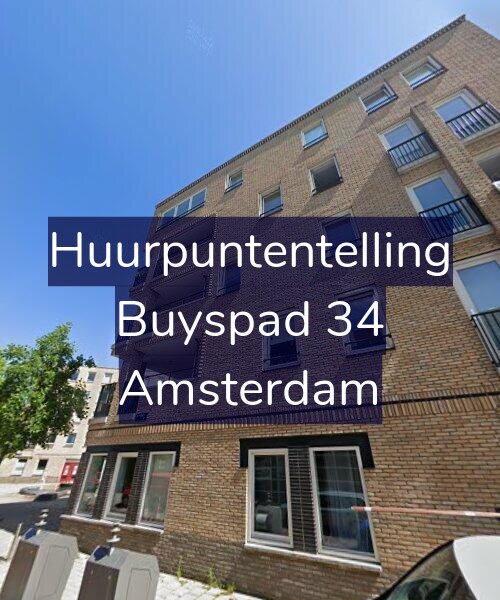 Foto gevel Huurpuntentelling voor Buyspad 34, Amsterdam