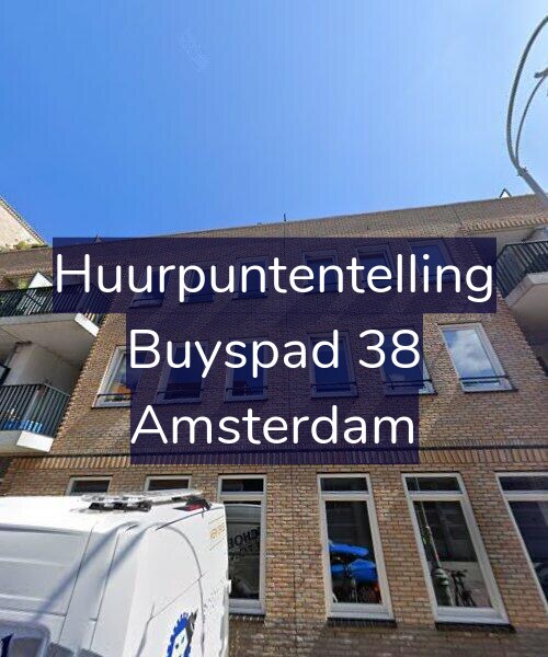 Foto gevel Huurpuntentelling voor Buyspad 38, Amsterdam