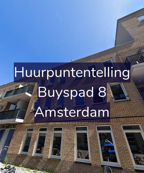 Foto gevel Huurpuntentelling voor Buyspad 8, Amsterdam