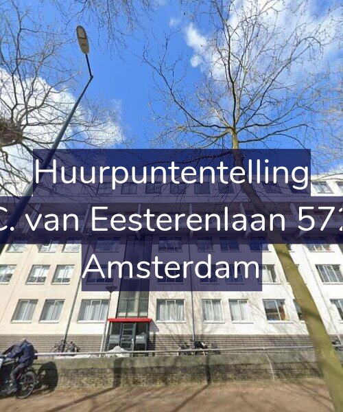 Foto gevel Huurpuntentelling voor C. van Eesterenlaan 572, Amsterdam