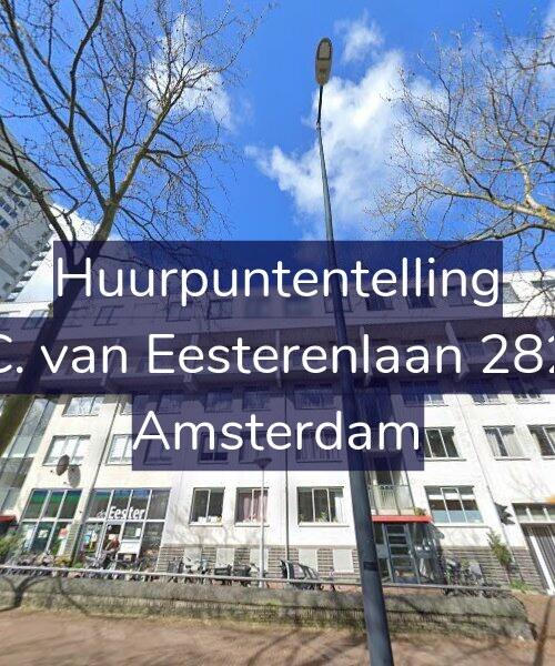 Foto gevel Huurpuntentelling voor C. van Eesterenlaan 282, Amsterdam