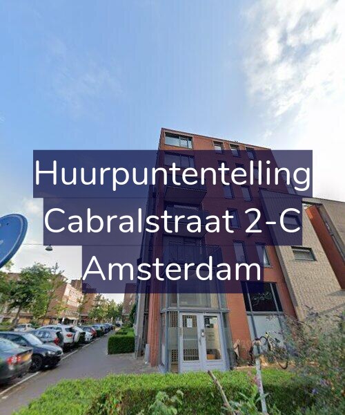 Foto gevel Huurpuntentelling voor Cabralstraat 2-C, Amsterdam