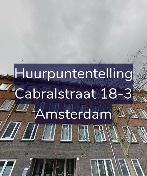 Foto gevel Huurpuntentelling voor Cabralstraat 18-3, Amsterdam