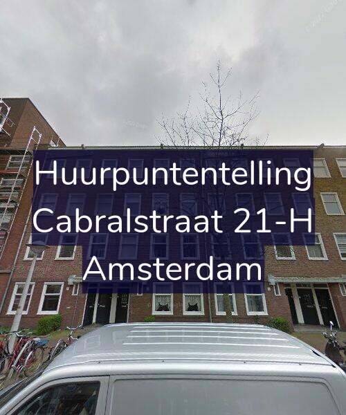 Foto gevel Huurpuntentelling voor Cabralstraat 21-H, Amsterdam