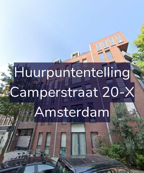 Foto gevel Huurpuntentelling voor Camperstraat 20-X, Amsterdam