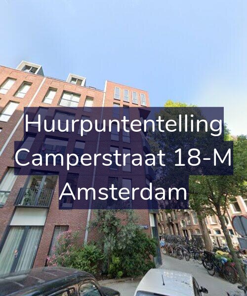 Foto gevel Huurpuntentelling voor Camperstraat 18-M, Amsterdam
