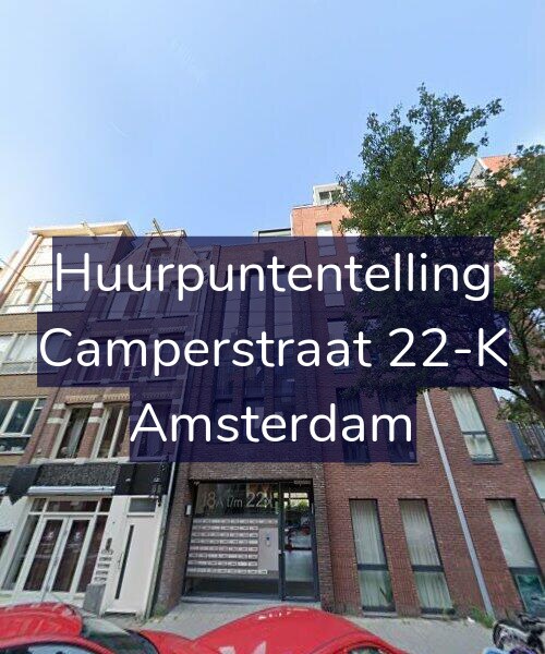 Foto gevel Huurpuntentelling voor Camperstraat 22-K, Amsterdam