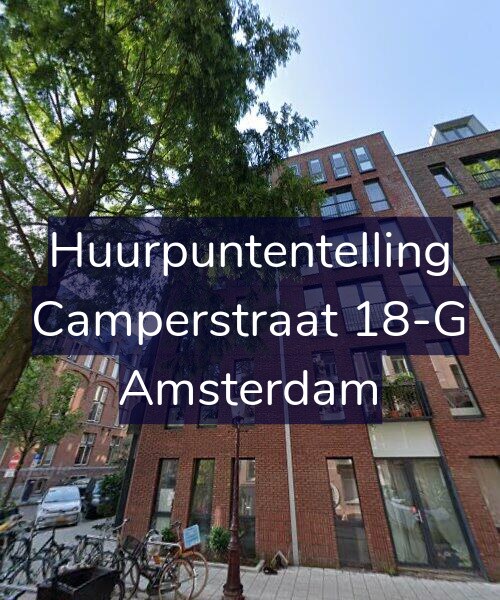 Foto gevel Huurpuntentelling voor Camperstraat 18-G, Amsterdam