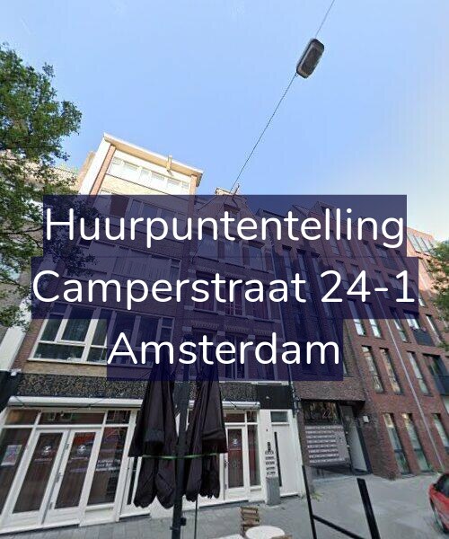 Foto gevel Huurpuntentelling voor Camperstraat 24-1, Amsterdam