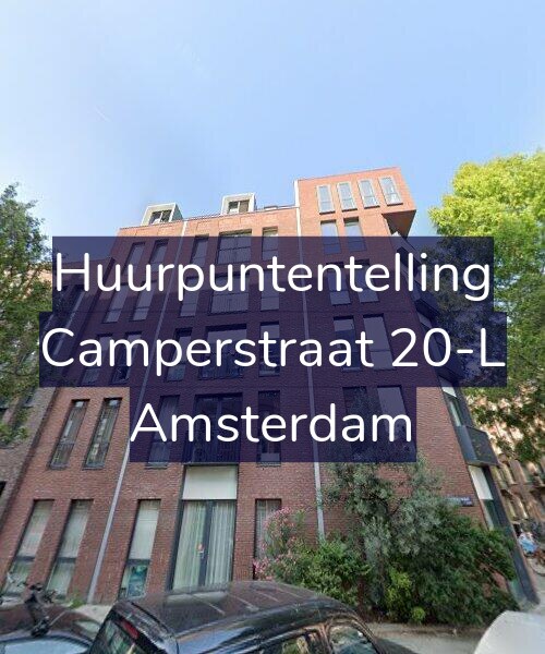 Foto gevel Huurpuntentelling voor Camperstraat 20-L, Amsterdam