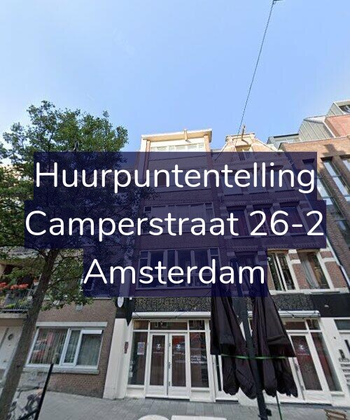 Foto gevel Huurpuntentelling voor Camperstraat 26-2, Amsterdam